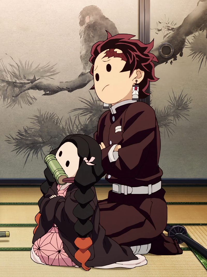 ảnh anime nezuko cute 1
