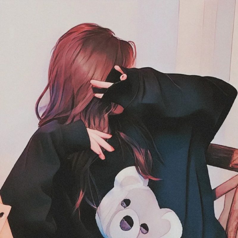 ảnh anime nữ che mặt ngầu lòi chất chơi