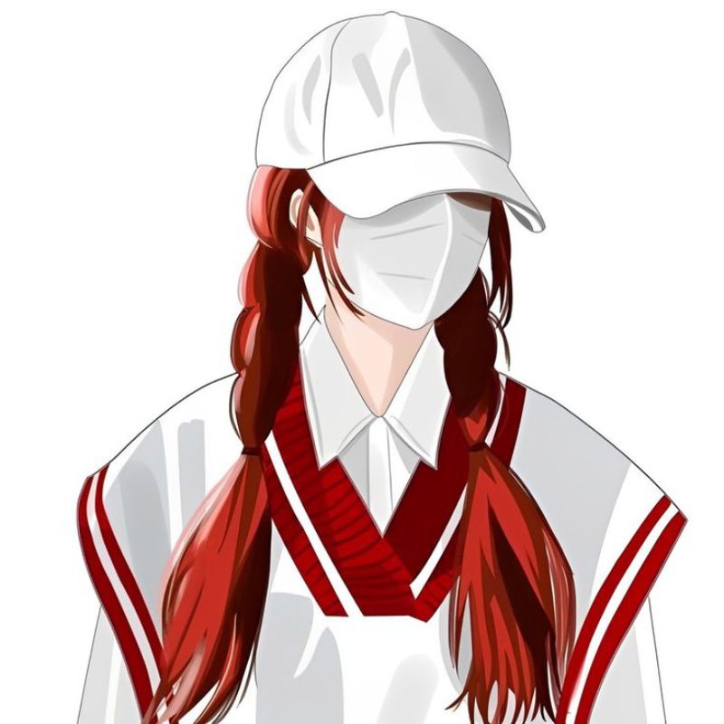 ảnh đại diện anime nữ che mặt ngầu cá tính mạnh
