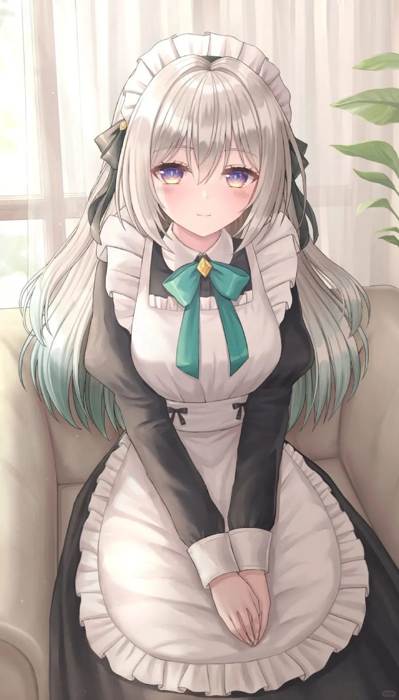 ảnh anime nữ mặc đồ hầu gái