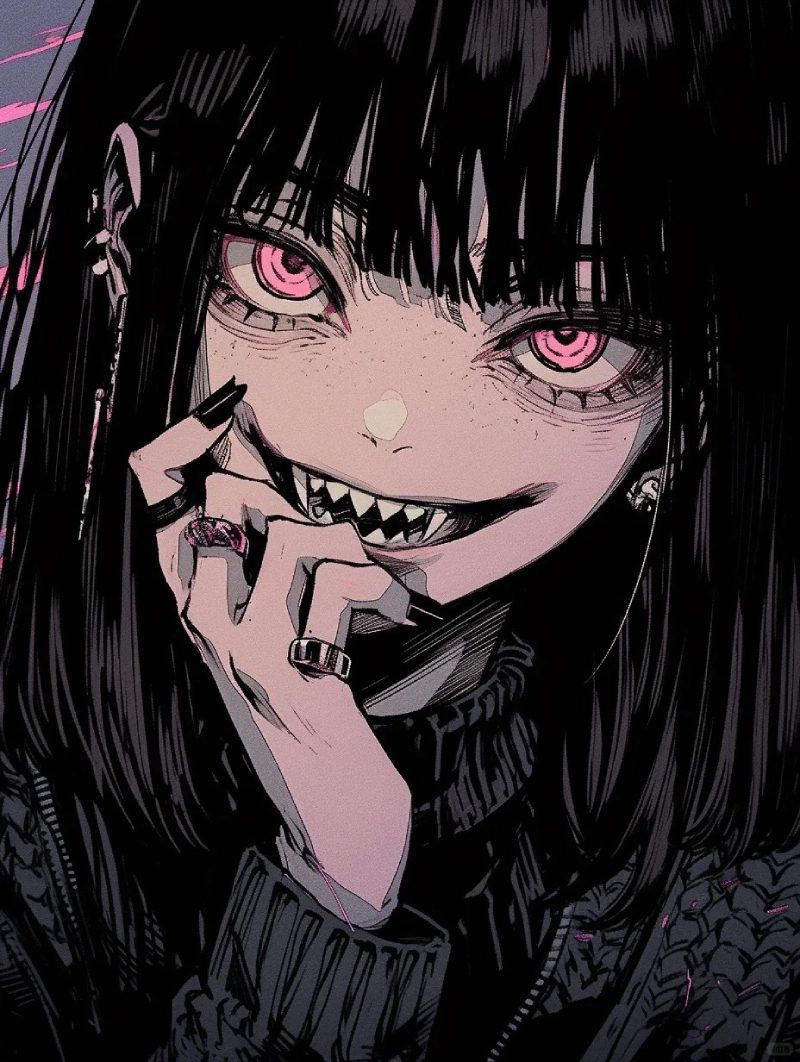 hình ảnh anime ác quỷ lạnh lùng 4k