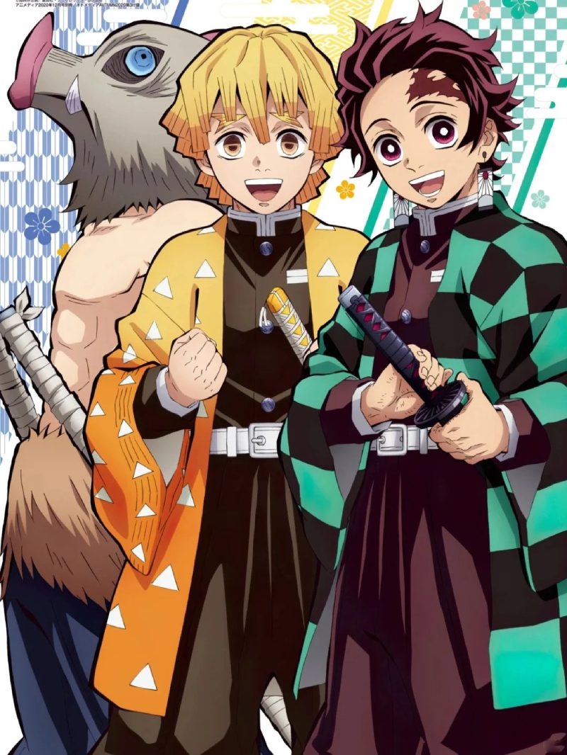 hình anime thanh gươm diệt quỷ cute 