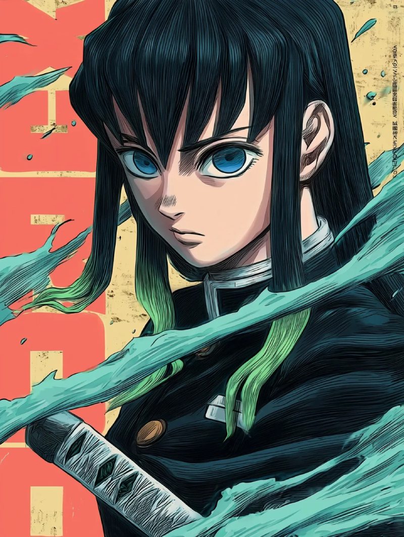 hình anime thanh gươm diệt quỷ inosuke