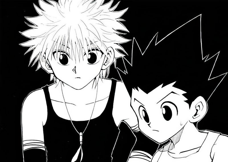 Ảnh anime đen trắng nghệ thuật