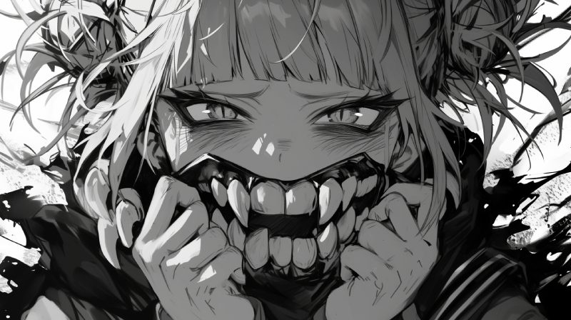 Anime trắng đen ấn tượng mạnh mẽ