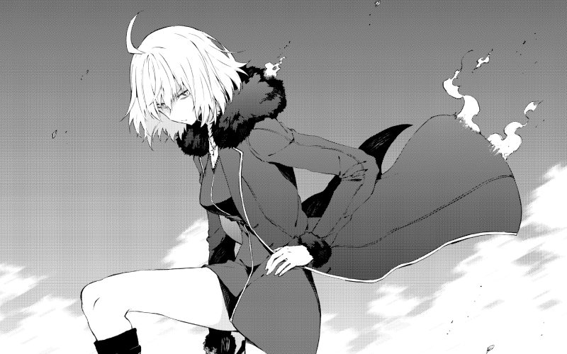 Vẽ anime trắng đen đẹp