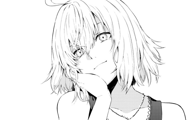 Anime đen trắng nghệ thuật