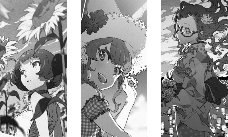Anime trắng đen đầy cảm xúc