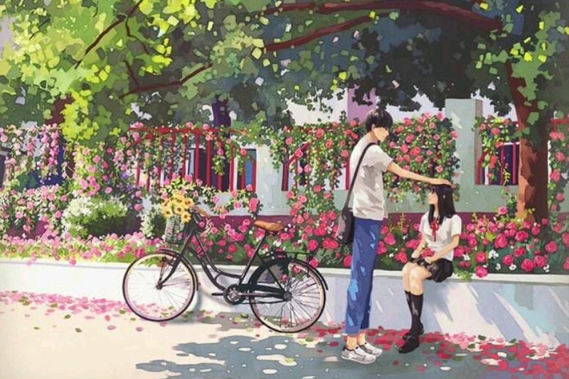 ảnh cặp đôi yêu nhau anime 1