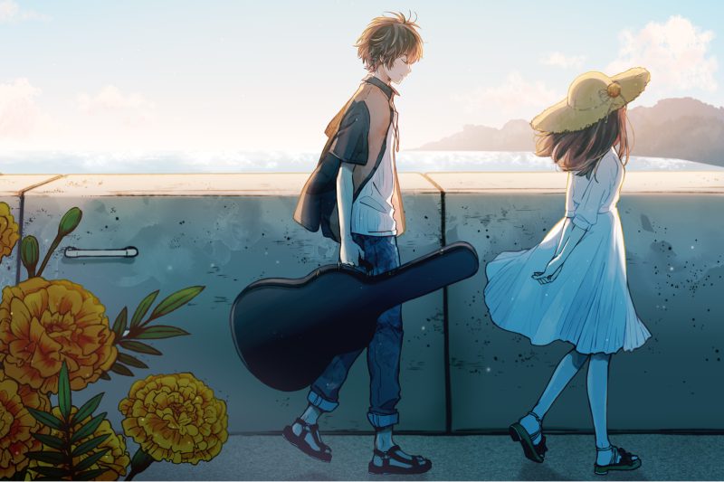 ảnh cặp đôi yêu nhau anime