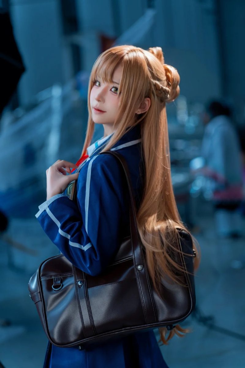 wallpaper cosplay học sinh cute lung linh