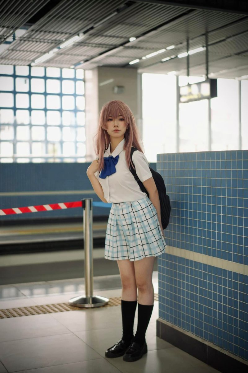 ảnh cosplay học sinh phong cách Nhật Bản