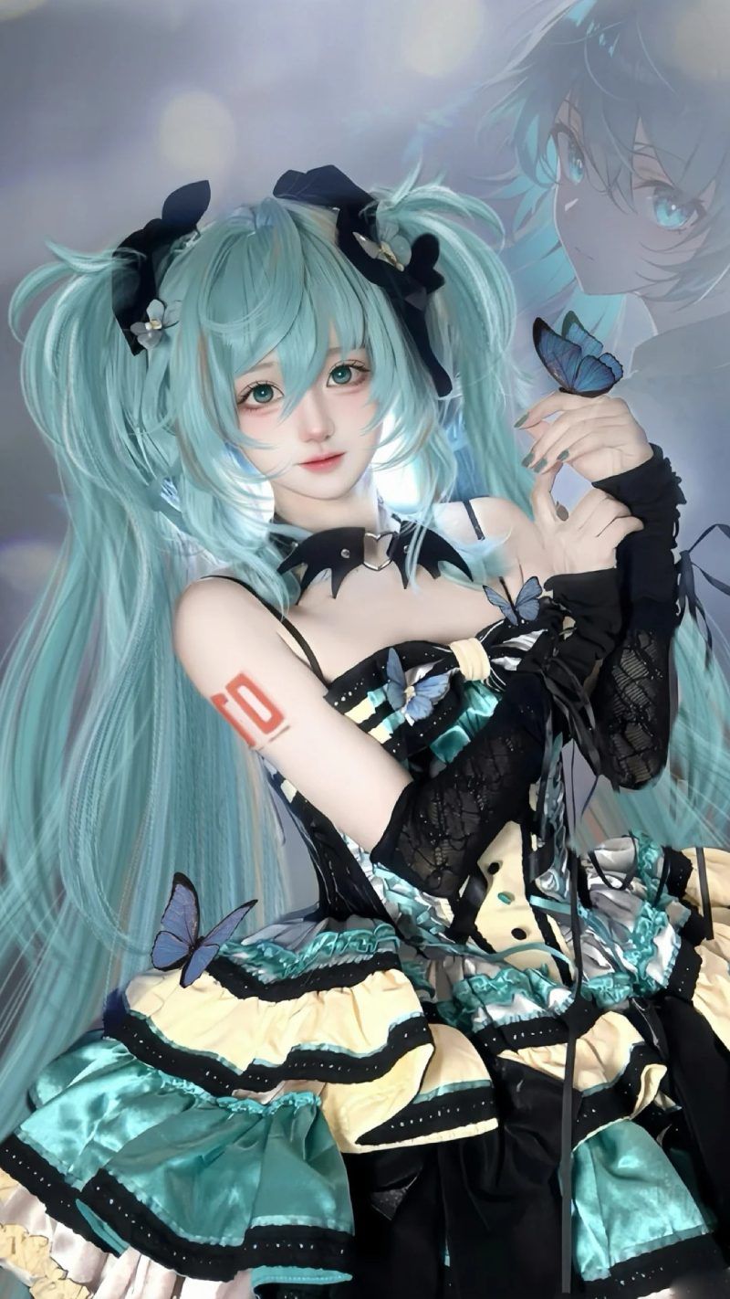 ảnh cosplay miku nakano cosplay dễ thương