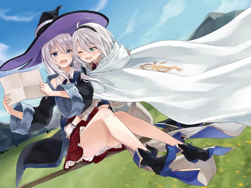 hình ảnh Elaina trong không gian anime
