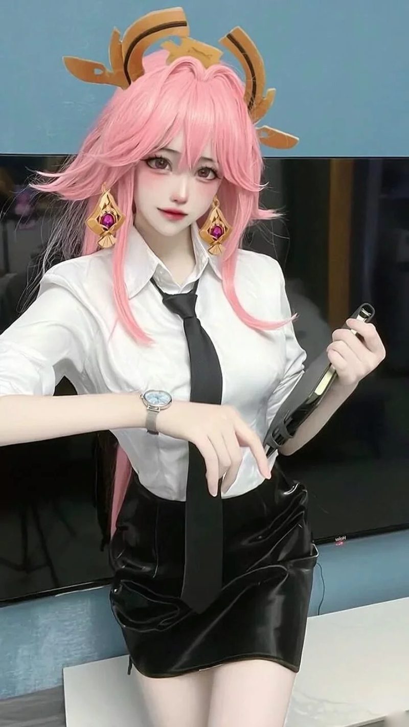 ảnh gái xinh cosplay anime cosplay kiếm sĩ xinh đẹp