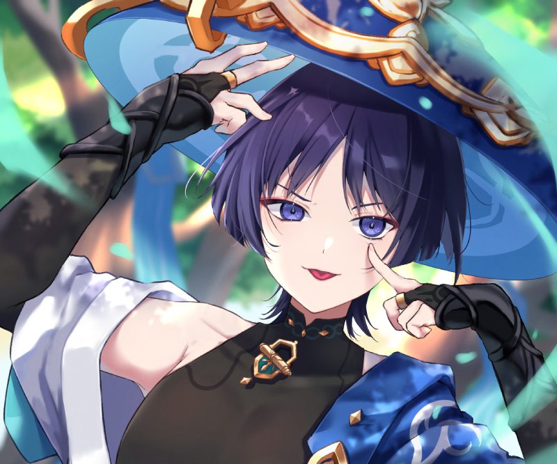 ảnh genshin impact nghệ thuật fantasy hd