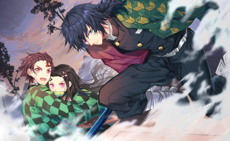 giyuu tomioka aesthetic wallpaper hd