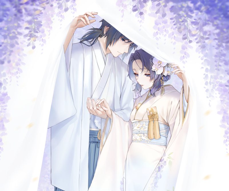 ảnh giyuu và shinobu 1
