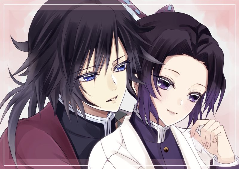 ảnh giyuu và shinobu