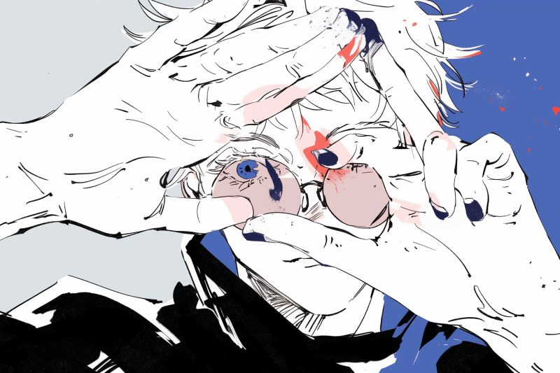 ảnh gojo manga 1