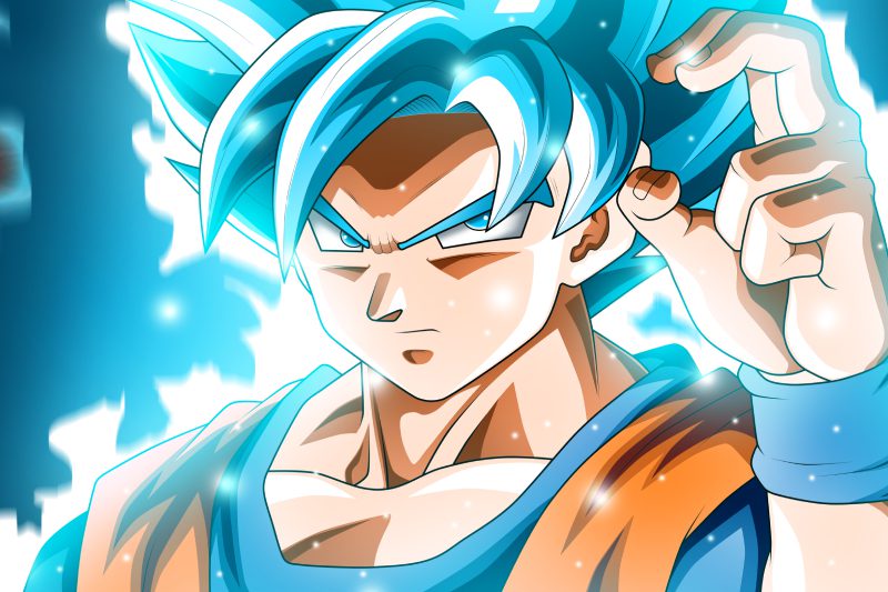 ảnh goku chiến binh Saiyan huyền thoại