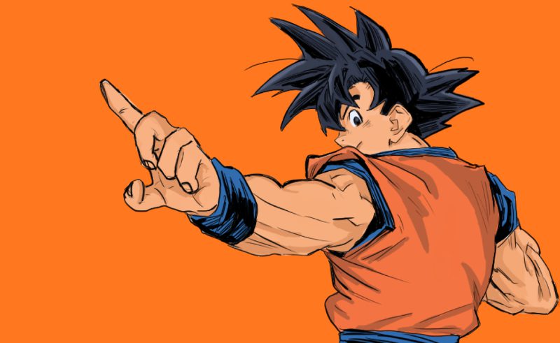 ảnh goku anime đậm chất hành động