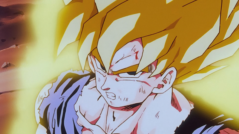 epic goku fighting pose dragon ball super art