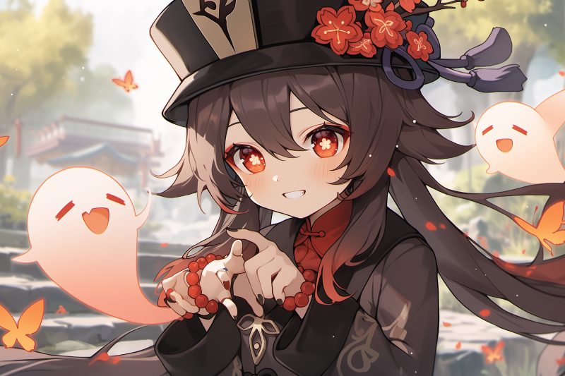 ảnh hutao chibi