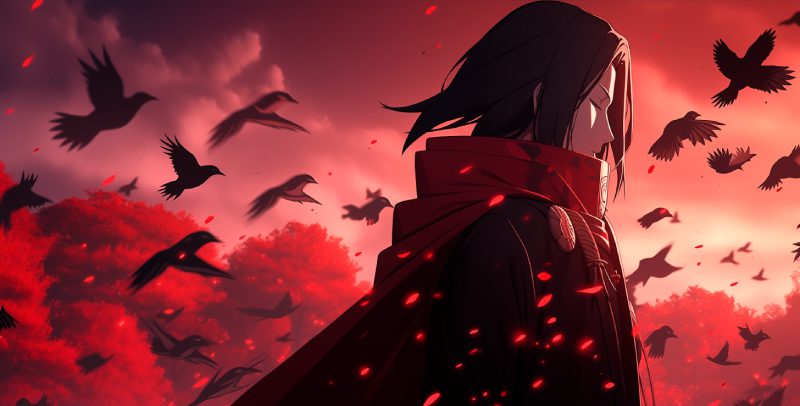 hình ảnh itachi uchiha trong trận chiến