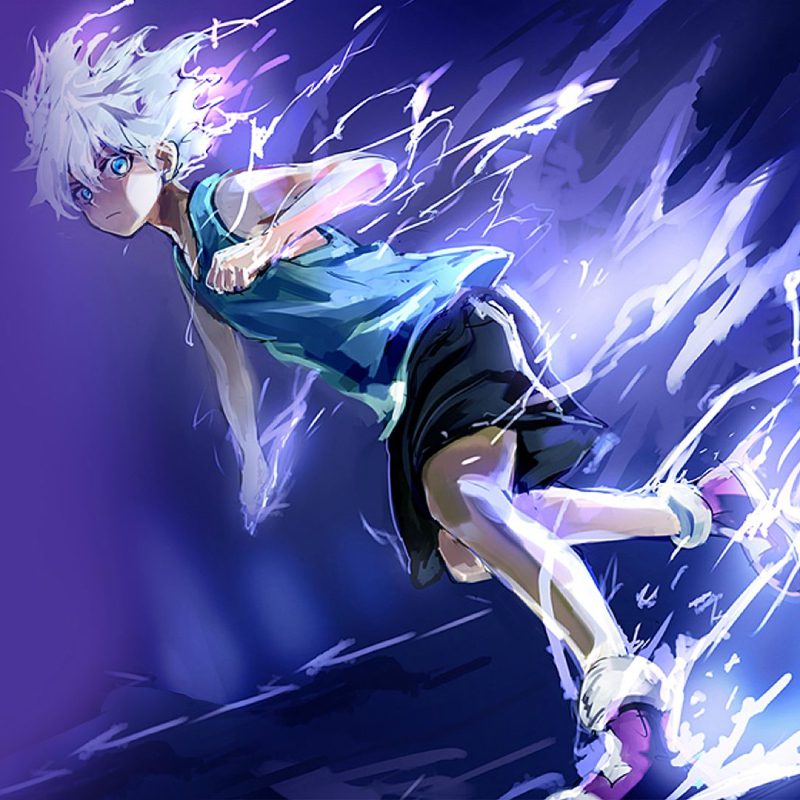 ảnh Killua với tóc bạc 