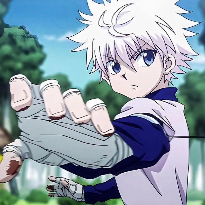 ảnh Killua tỏ ra lạnh lùng 