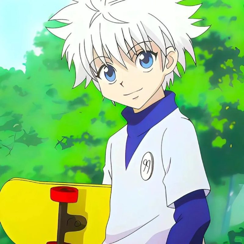 ảnh Killua khi vui vẻ
