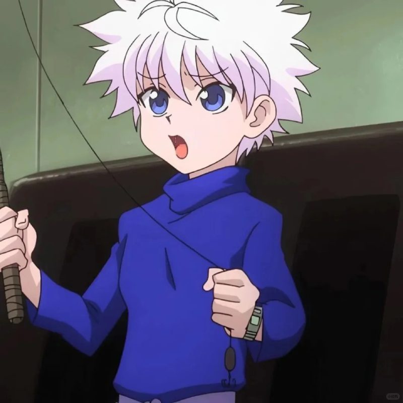 ảnh Killua tạo dáng 