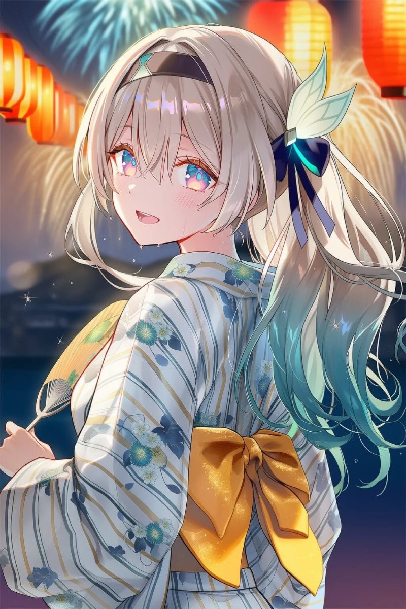 anime kimono phong cách truyền thống