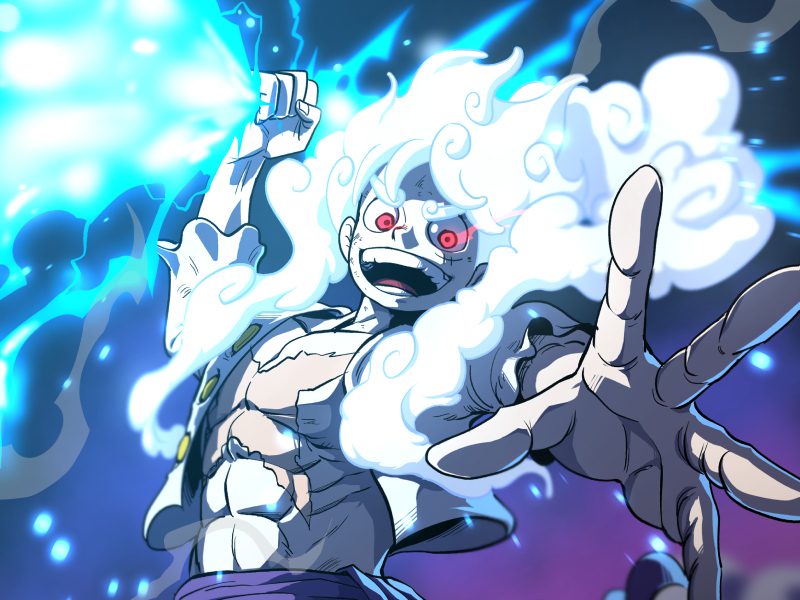 ảnh luffy gear 5 wallpaper chất cao