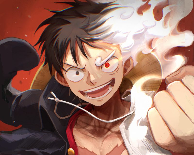 ảnh luffy gear 5 cực ngầu