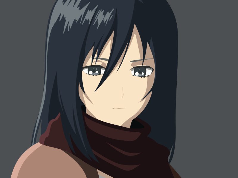 ảnh mikasa cute dễ thương cho fan anime