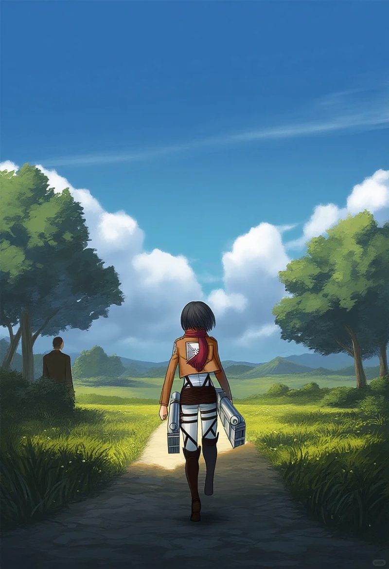 mikasa ảnh anime girl chất cho fan nam