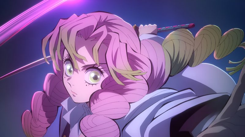 hình ảnh mitsuri anime cute dễ thương trong kimetsu no yaiba