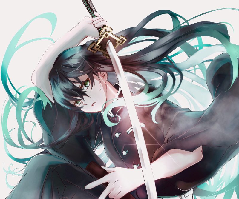 Wallpaper Muichiro anime đẹp 4k
