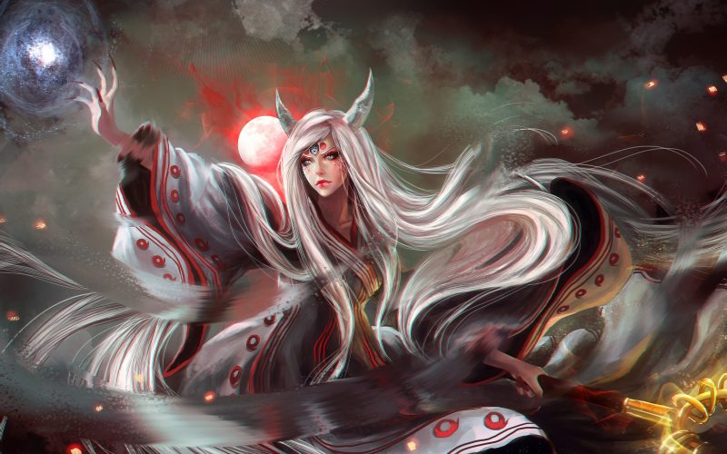 Nền máy tính anime cực cool