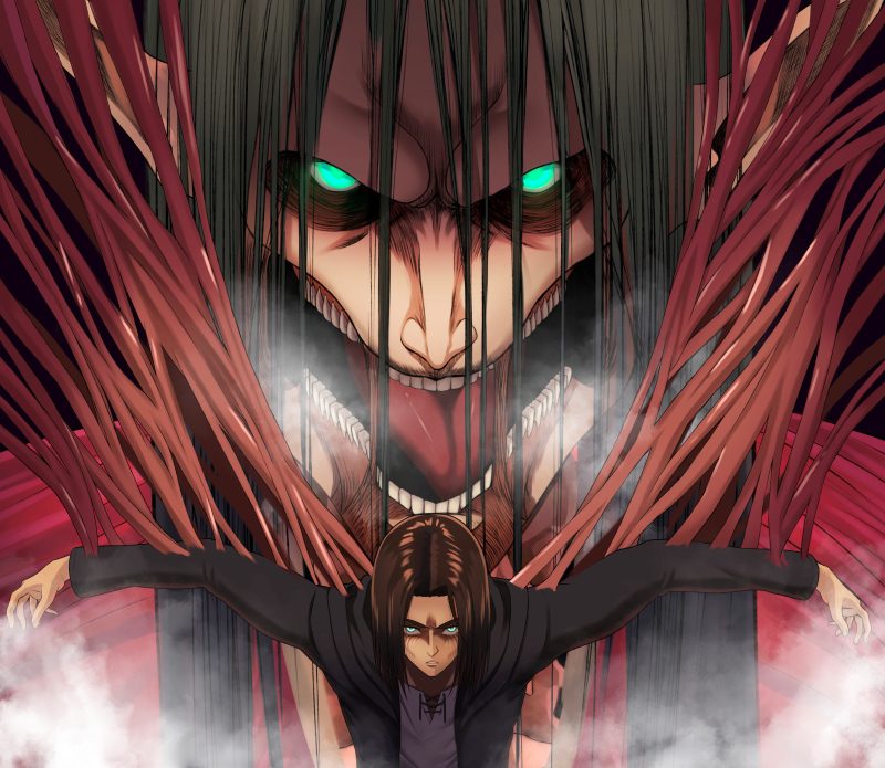 Ảnh nền anime sắc màu cho máy tính