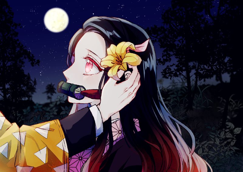 ảnh nezuko đẹp lung linh cho fan anime