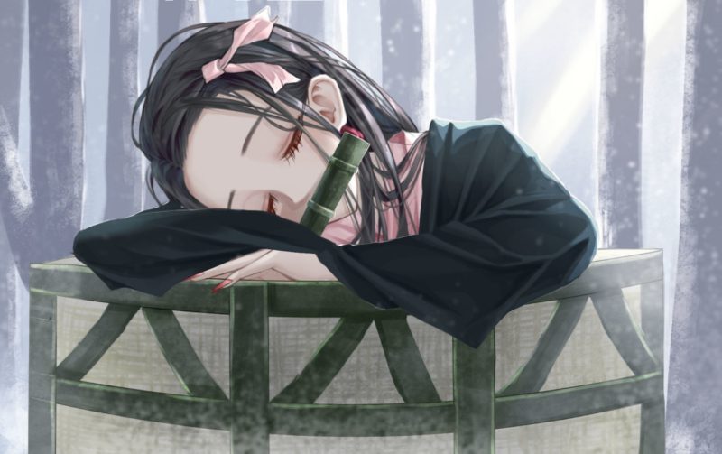 wallpaper nezuko anime full hd 2025