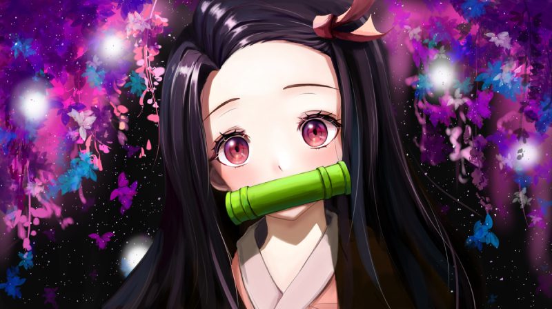 hình anime nezuko dễ thương cực phẩm