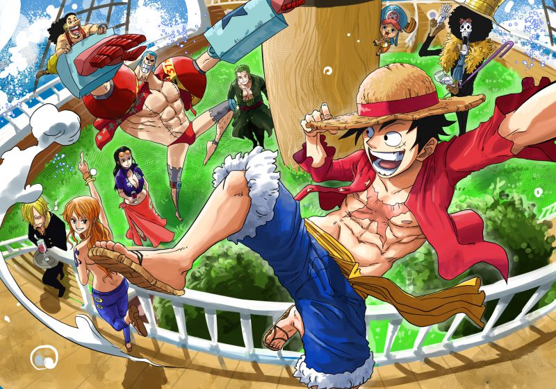 ảnh one piece có màu sắc bắt mắt