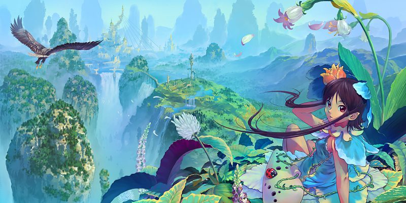 ảnh nền phong cảnh anime 4