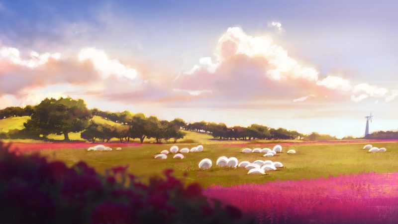 Phong cảnh anime trong mùa thu