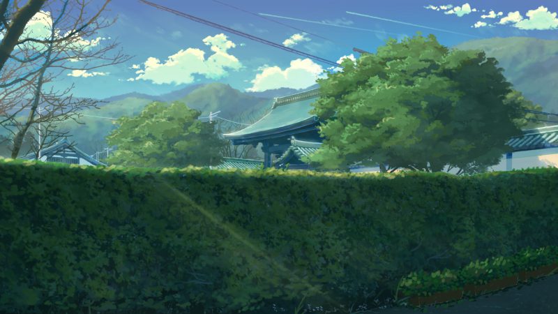Ảnh phong cảnh anime ban ngày