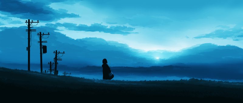 Hình ảnh phong cảnh anime vắng vẻ